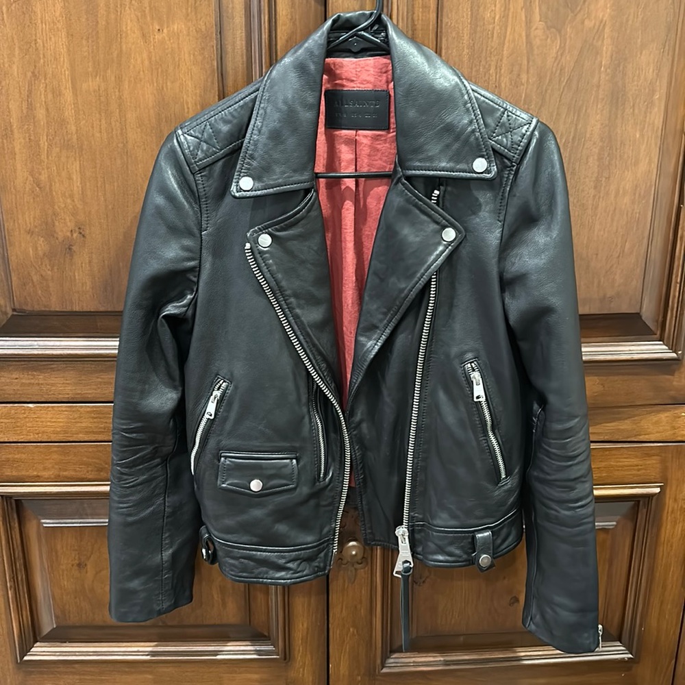 All Saints biker jacket